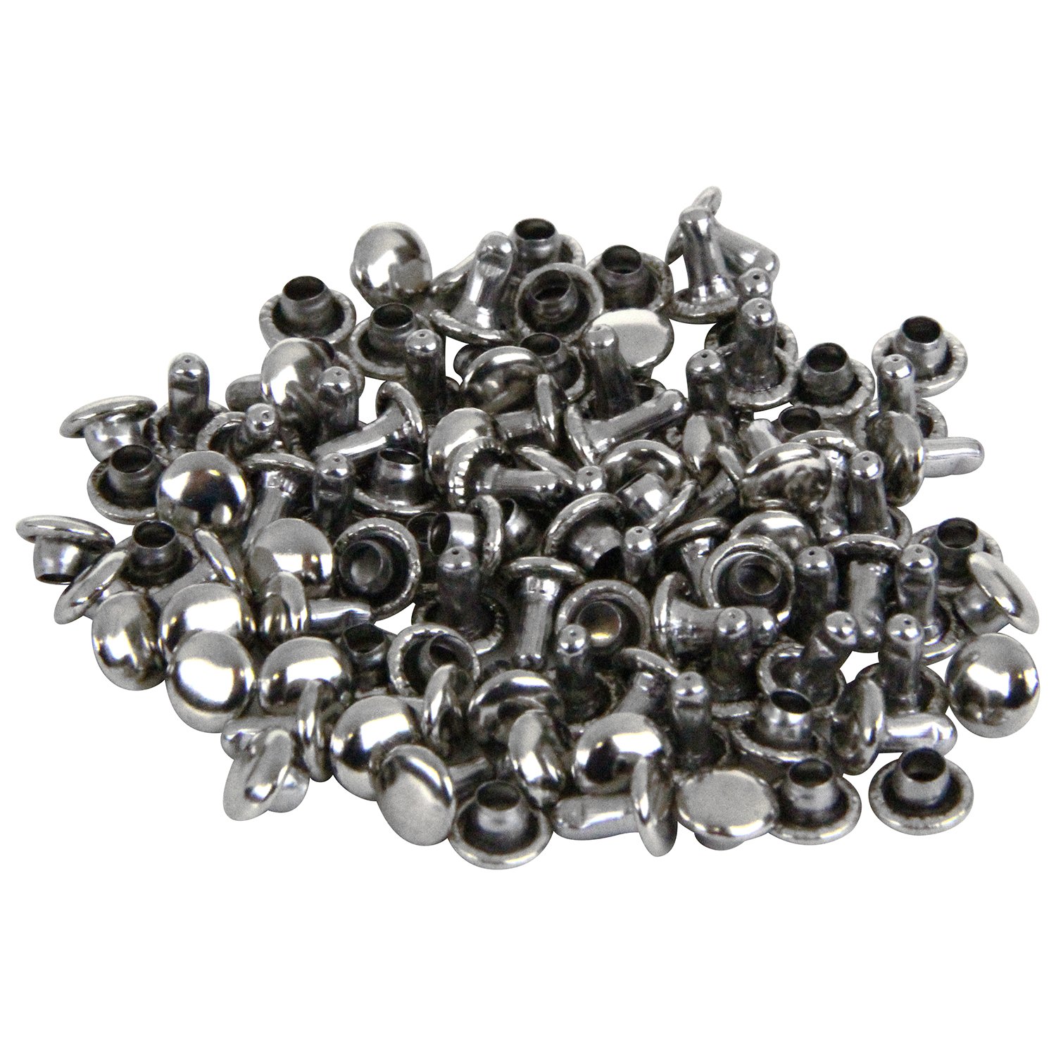 Amazon | 協進エル 附属金具 両面カシメ 小 Φ6/6mm 50コ入